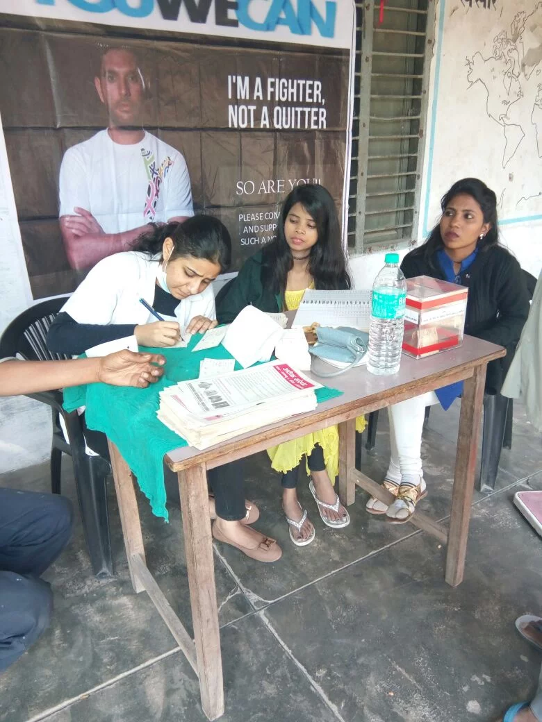 Health Check-Up Camp in conducted in Senior Secondary Girls School, Ghamroj Village, Sohna
