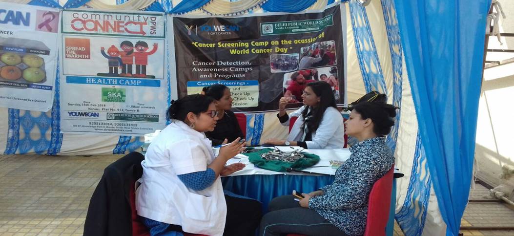 50 plus patients screened for various health tests at a camp conducted by YouWeCan Foundation
