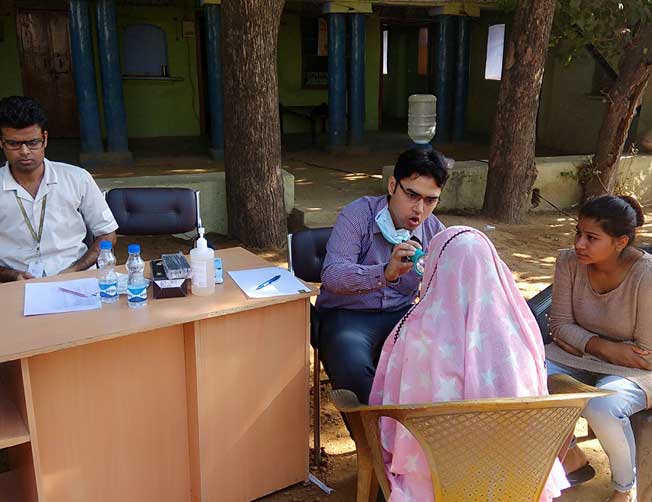 42 patients screened for cancer at a camp held at Gurgaon by YouWeCan Foundation